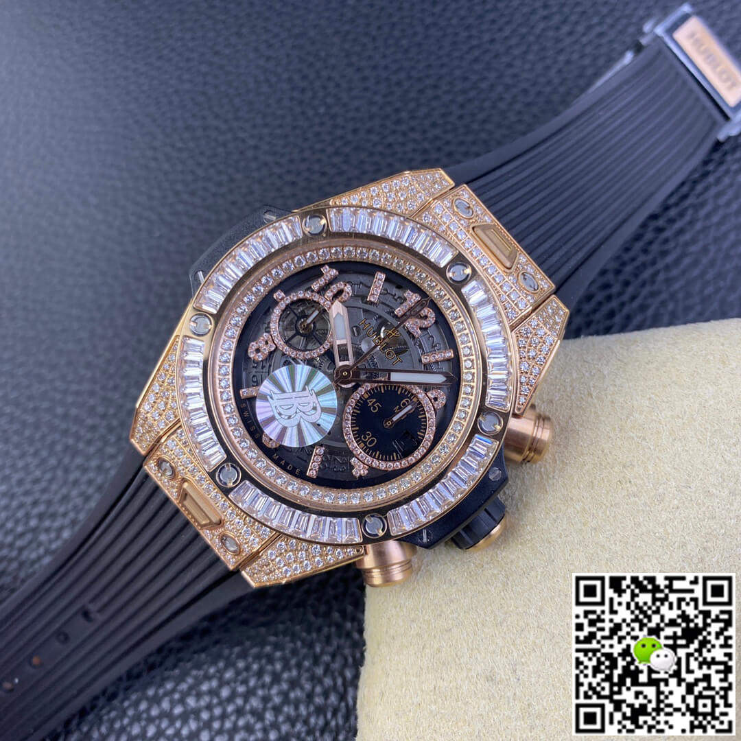 Replica Hublot BIG BANG Unico 421.OX.1180.RX.0904 11 Best Edition BB Factory Diamond Case