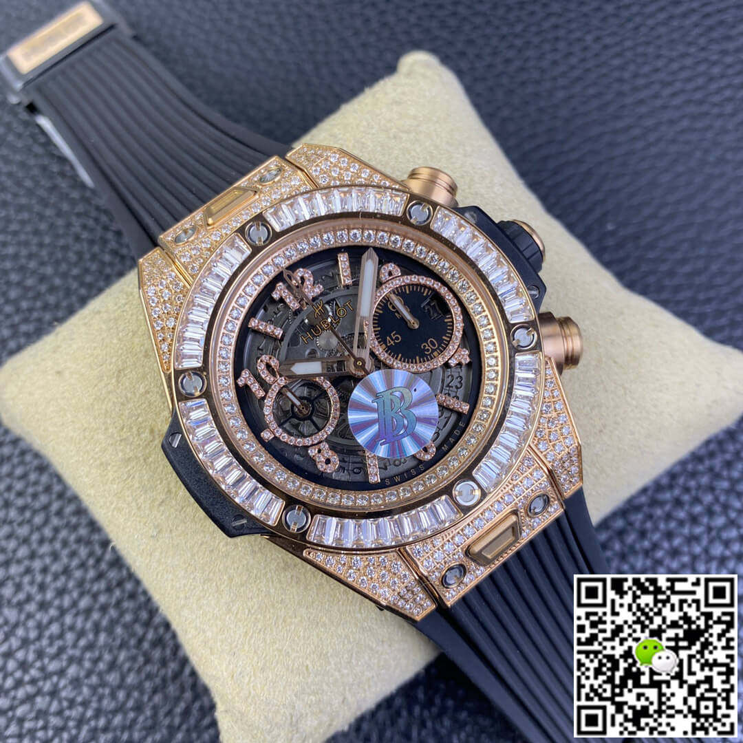 Replica Hublot BIG BANG Unico 421.OX.1180.RX.0904 11 Best Edition BB Factory Diamond Case