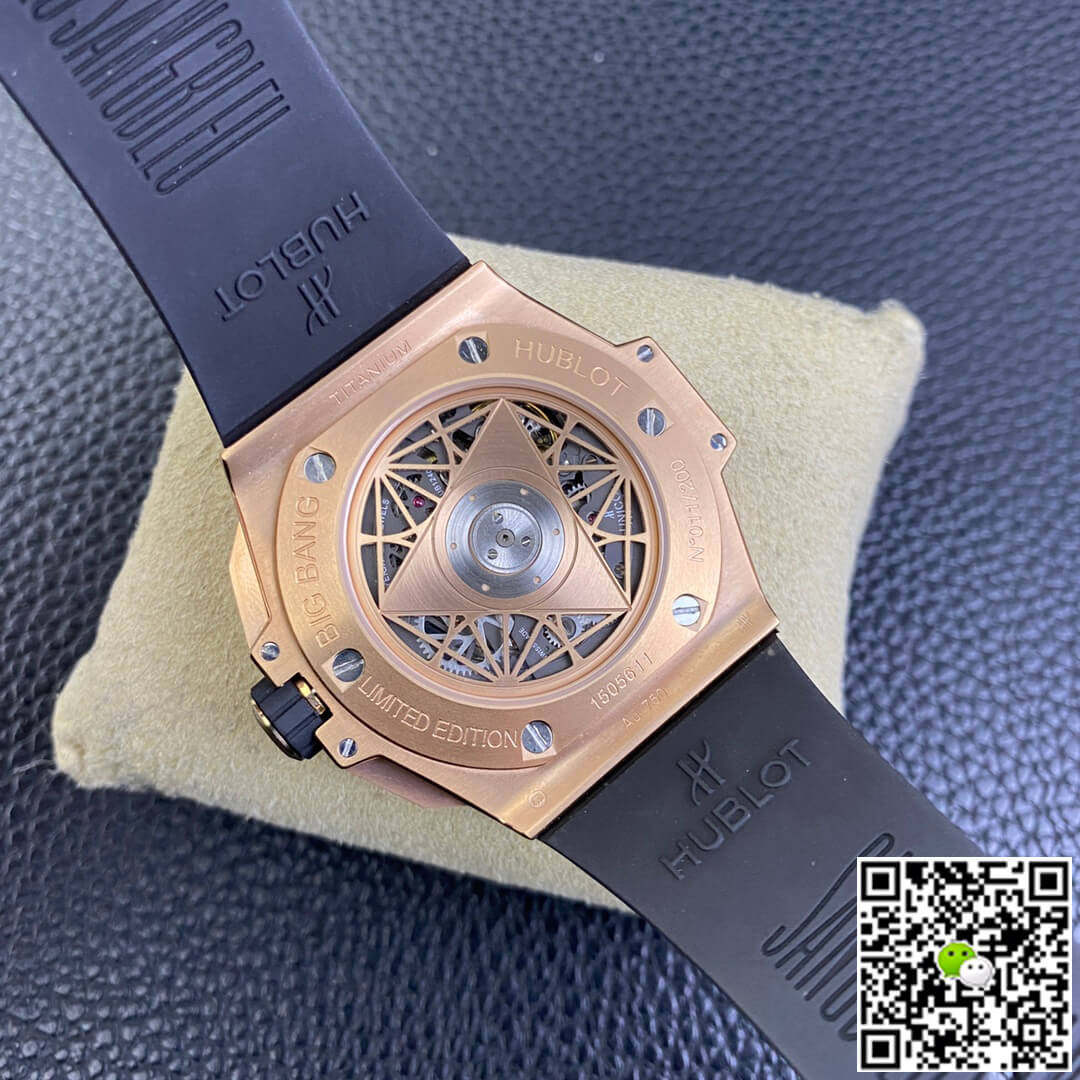 Replica Hublot Big Bang Sang Bleu II 418.OX.1108.RX.MXM19 11 Best Edition BB Factory Black Dial