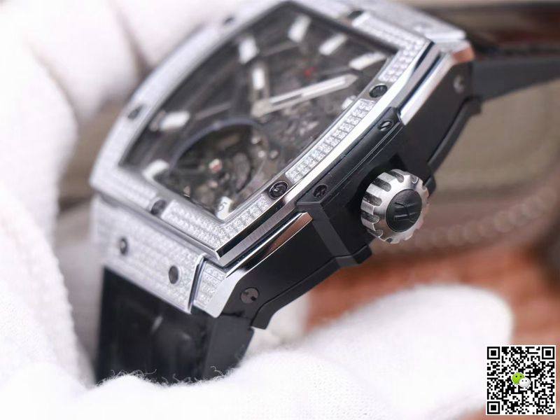 Replica Hublot Masterpiece Tourbillon 906.NX.0129.VR.AES13 11 Best Edition JB Factory Diamond Swiss HUB 9006