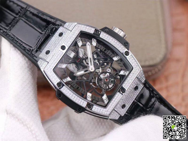 Replica Hublot Masterpiece Tourbillon 906.NX.0129.VR.AES13 11 Best Edition JB Factory Diamond Swiss HUB 9006