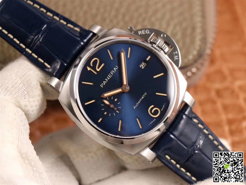 Replica Panerai Luminor Due PAM00927 11 Best Edition VS Factory Blue Dial Swiss P9000