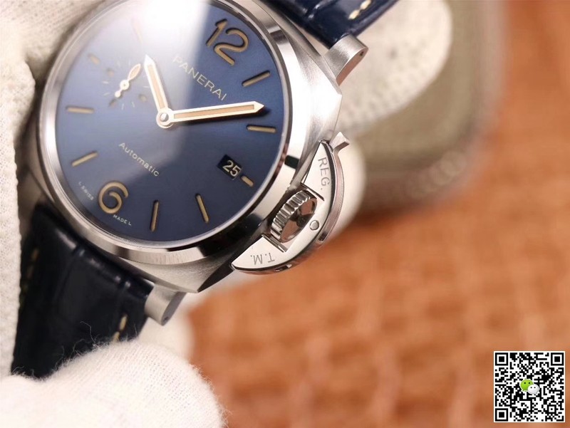 Replica Panerai Luminor Due PAM00927 11 Best Edition VS Factory Blue Dial Swiss P9000