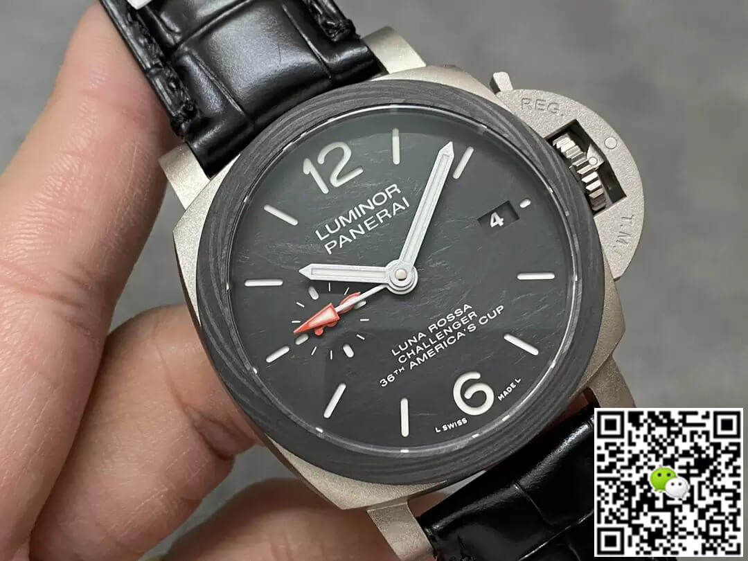 Replica Panerai Luminor PAM01096 11 Best Edition VS Factory Black Dial