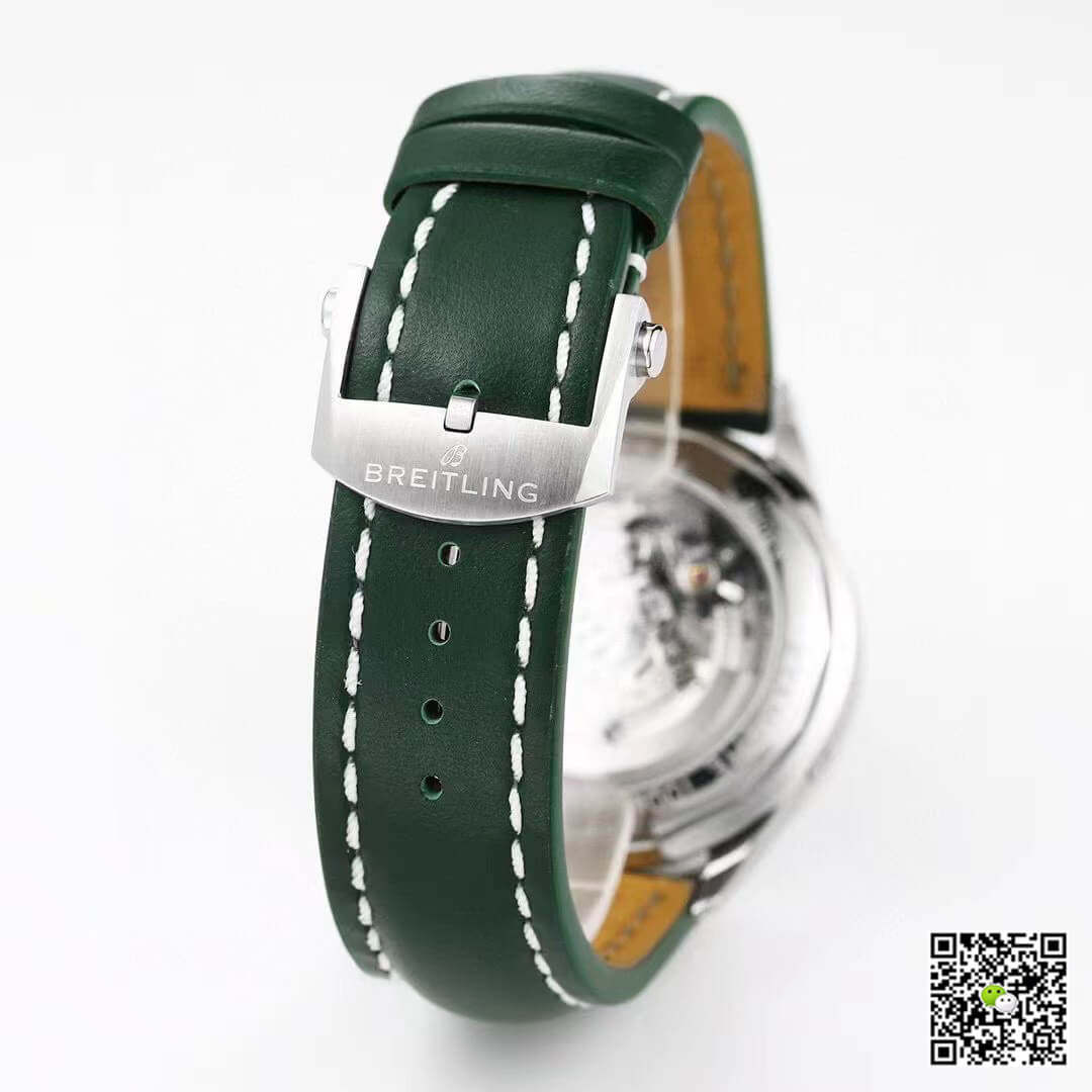 Replica Breitling Premier B01 Chronograph AB0118A11L1X1 11 Best Edition GF Factory V2 Green Dial