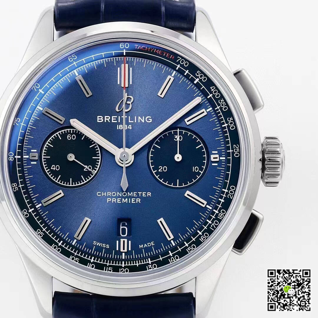 Replica Breitling Premier B01 Chronograph AB0118221C1A1 11 Best Edition GF Factory V2 Blue Dial