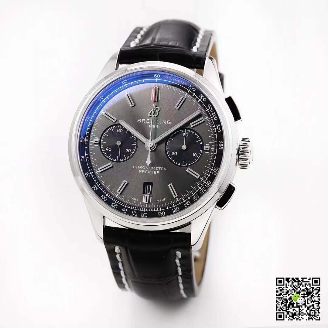 Replica Breitling Premier B01 Chronograph AB0118221B1P1 11 Best Edition GF Factory V2 Grey Dial