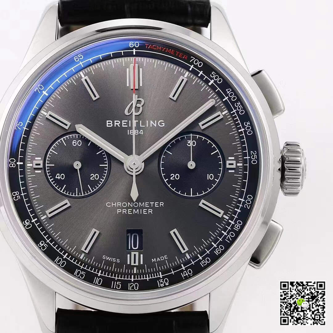 Replica Breitling Premier B01 Chronograph AB0118221B1P1 11 Best Edition GF Factory V2 Grey Dial