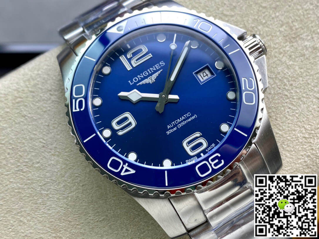 Replica Longines HydroConquest L3.841.4.96.6 11 Best Edition ZF Factory blue dial Swiss L888.2