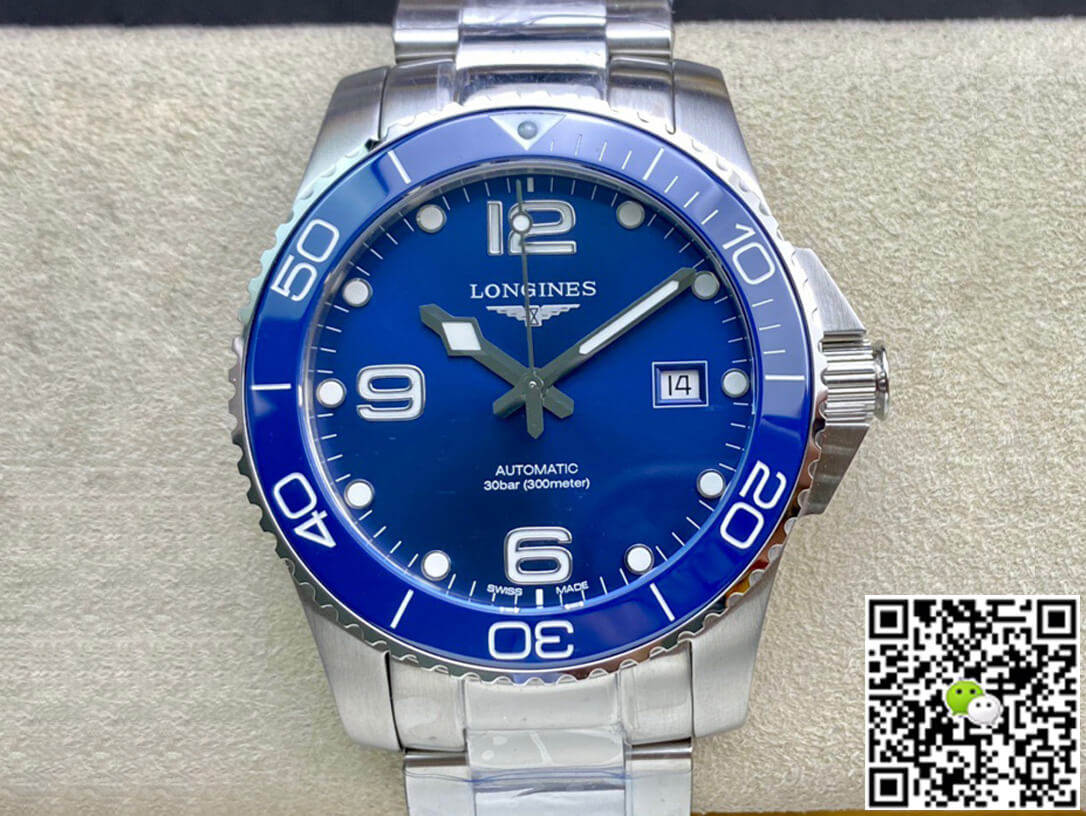 Replica Longines HydroConquest L3.841.4.96.6 11 Best Edition ZF Factory blue dial Swiss L888.2