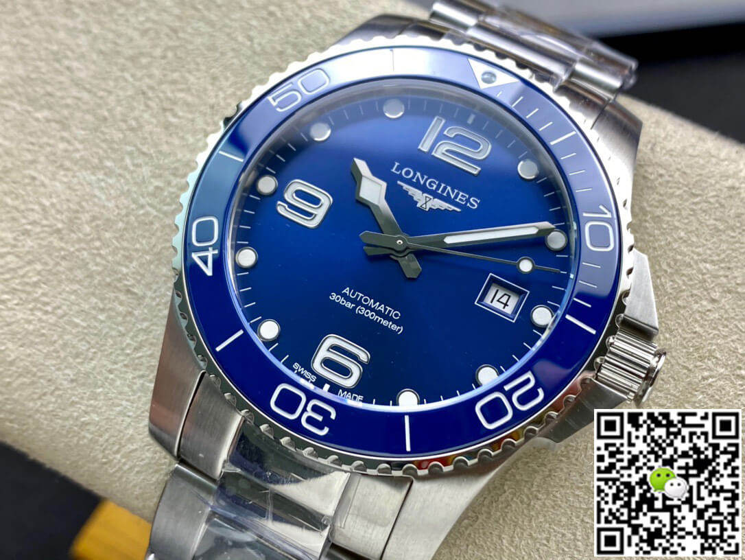 Replica Longines HydroConquest L3.841.4.96.6 11 Best Edition ZF Factory blue dial Swiss L888.2