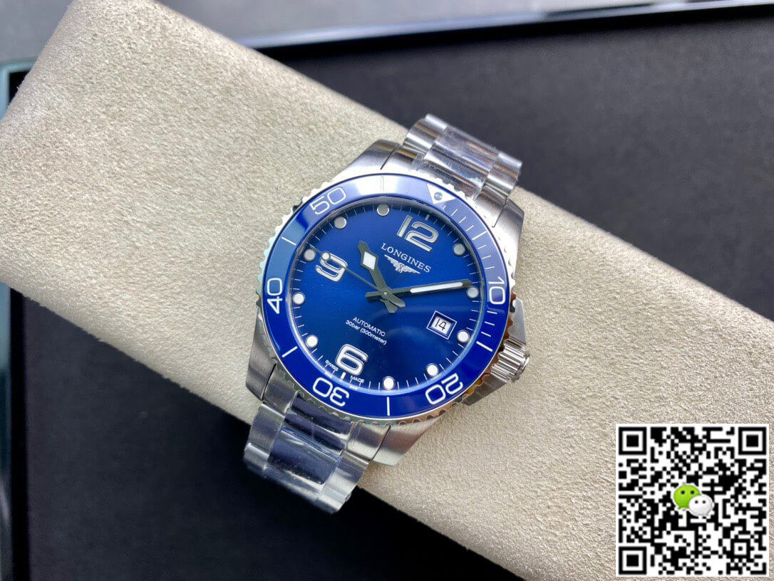 Replica Longines HydroConquest L3.841.4.96.6 11 Best Edition ZF Factory blue dial Swiss L888.2