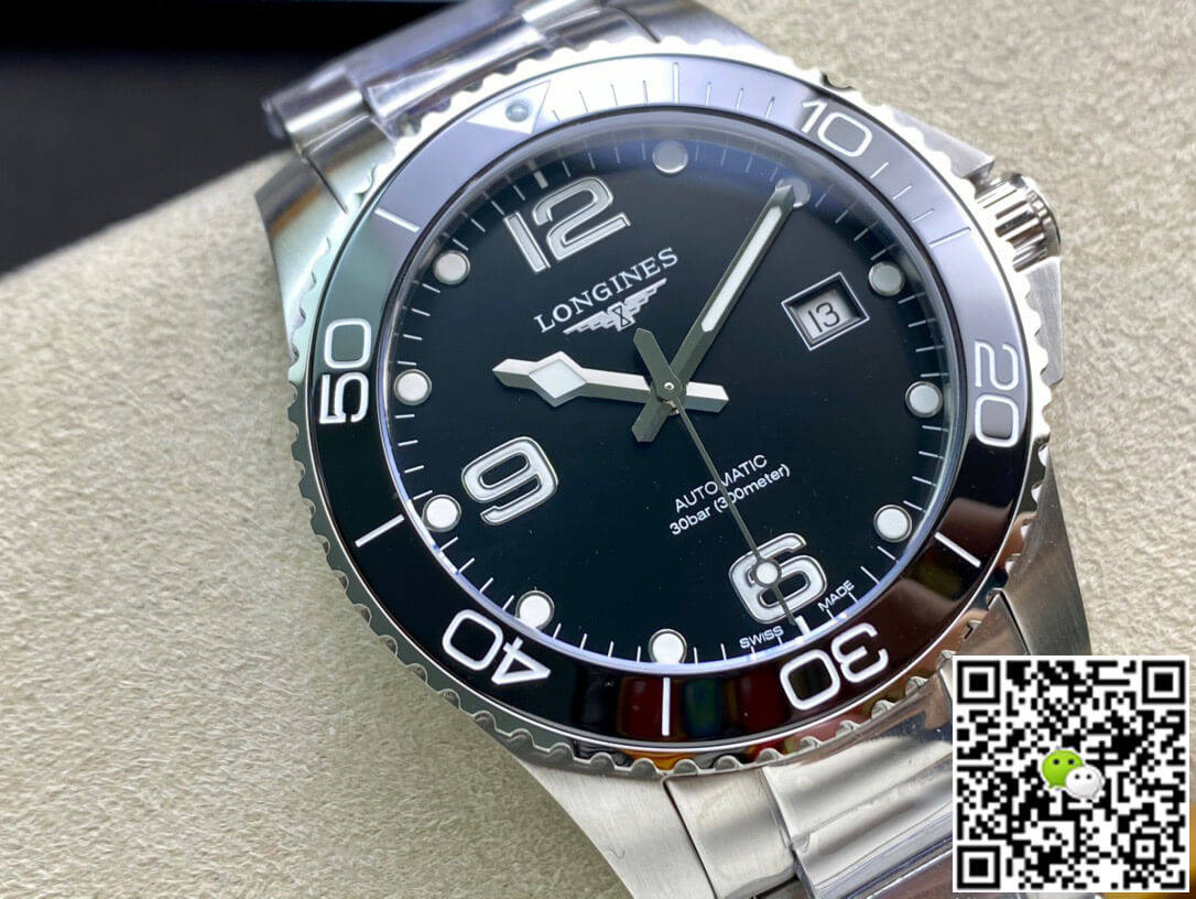 Replica Longines HydroConquest L3.781.4.56.6 11 Best Edition ZF Factory Black Dial Swiss L888.2