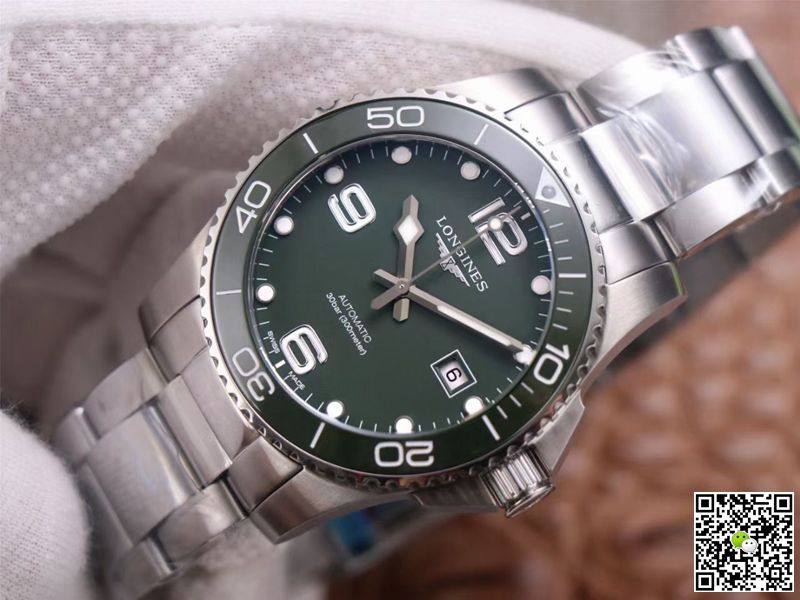 Replica Longines Hydroconquest L3.781.4.06.6 11 Best Edition ZF Factory Green Dial Swiss L888.2