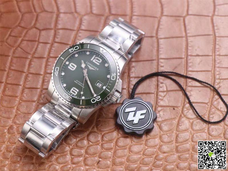 Replica Longines Hydroconquest L3.781.4.06.6 11 Best Edition ZF Factory Green Dial Swiss L888.2