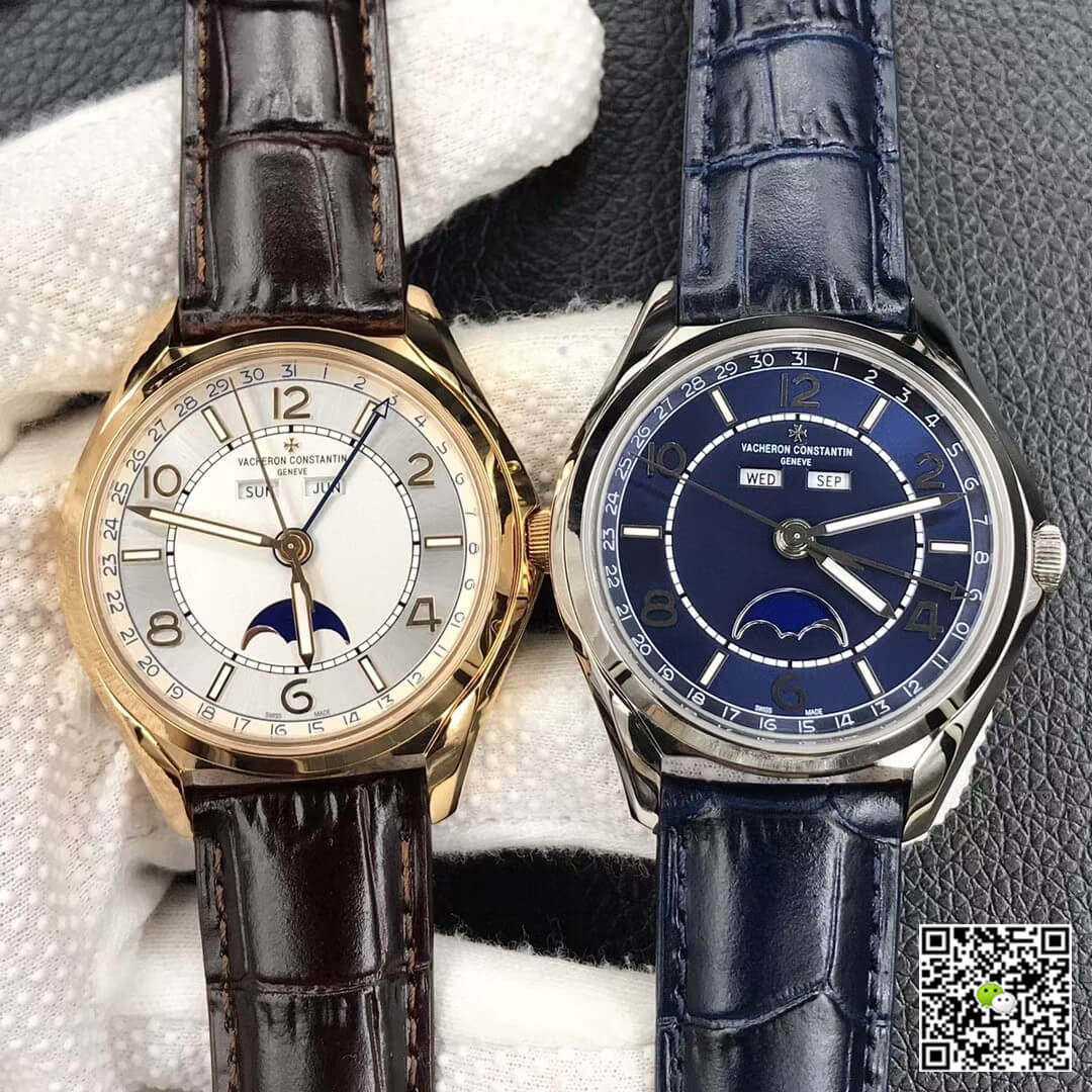 Replica Vacheron Constantin FiftySix Day-Date 4000E000A-B548 11 Best Edition ZF Factory Blue Dial