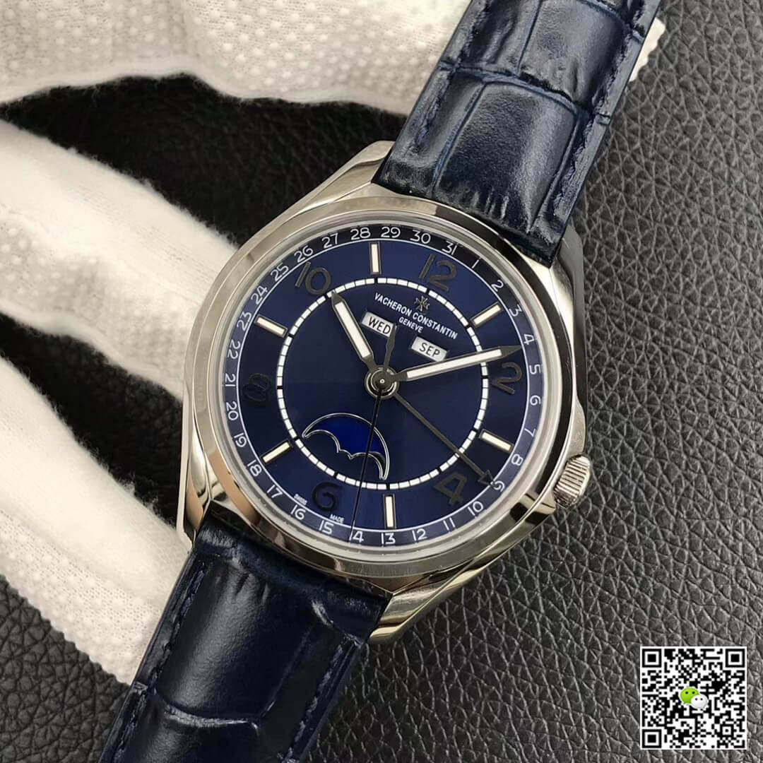 Replica Vacheron Constantin FiftySix Day-Date 4000E000A-B548 11 Best Edition ZF Factory Blue Dial