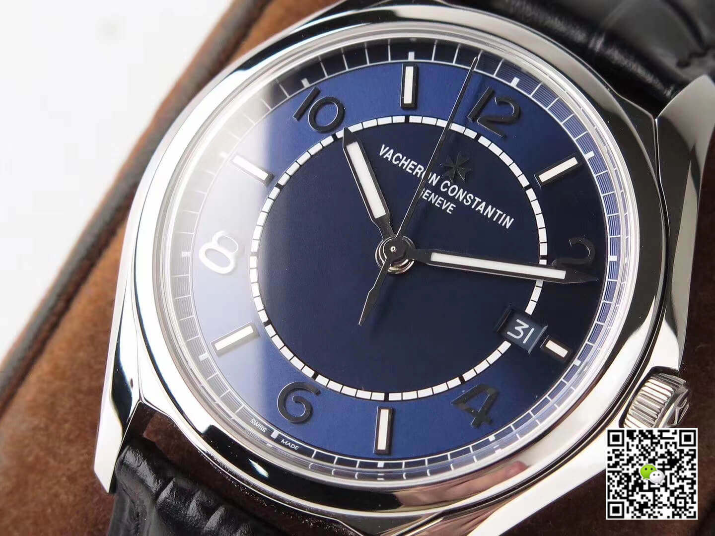 Replica Vacheron Constantin Fiftysix 4600E000A-B487 11 Best Edition ZF Factory Blue Dial