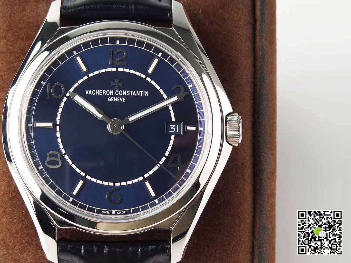 Replica Vacheron Constantin Fiftysix 4600E000A-B487 11 Best Edition ZF Factory Blue Dial