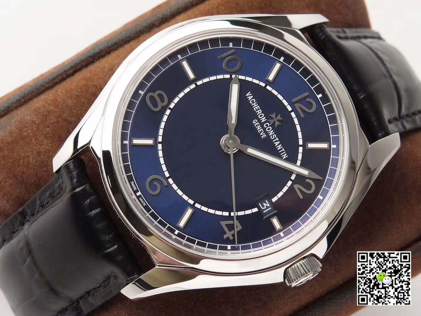 Replica Vacheron Constantin Fiftysix 4600E000A-B487 11 Best Edition ZF Factory Blue Dial