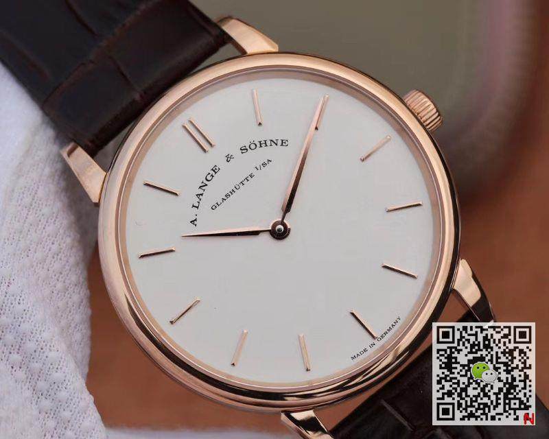 Replica A. Lange & Sohne Saxonia Thin 201.033 11 Best Edition SV Factory white dial Swiss ETA2892