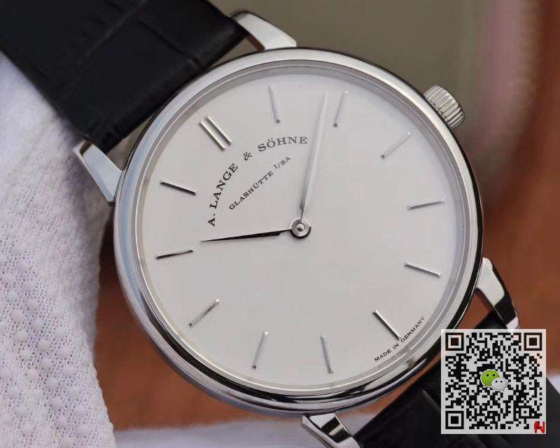 Replica A. Lange & Sohne Saxonia Thin 201.027 11 Best Edition SV Factory white dial Swiss ETA2892