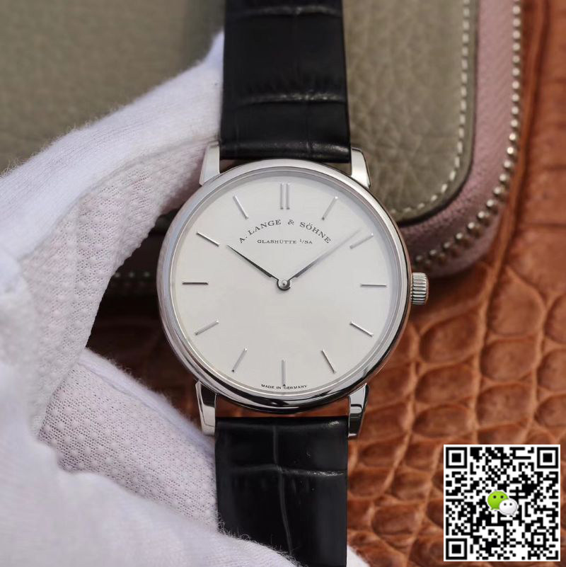 Replica A. Lange & Sohne Saxonia Thin 201.027 11 Best Edition SV Factory white dial Swiss ETA2892