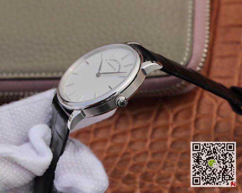 Replica A. Lange & Sohne Saxonia Thin 201.027 11 Best Edition SV Factory white dial Swiss ETA2892