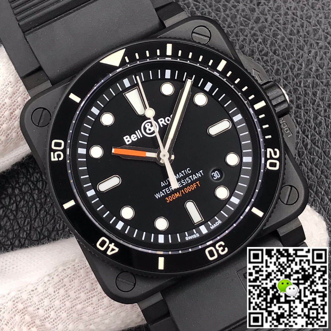 Replica Bell & Ross BR0392-D-BL-CESRB 11 Best Edition Black Dial