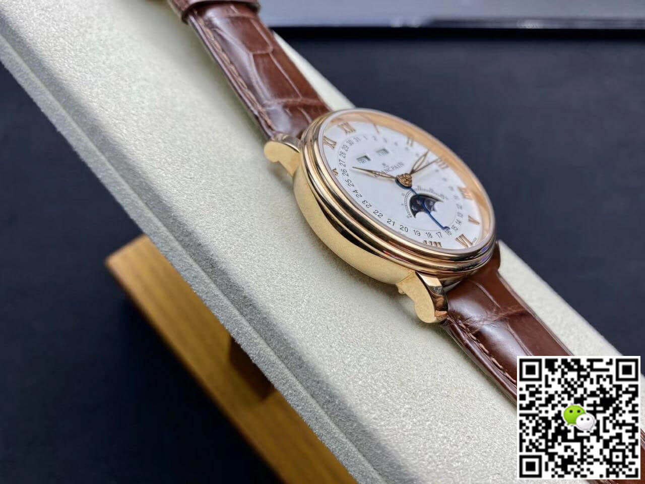 Replica Blancpain Villeret 6654-3642-55B 11 Best Edition OM Factory V3 Leather Strap