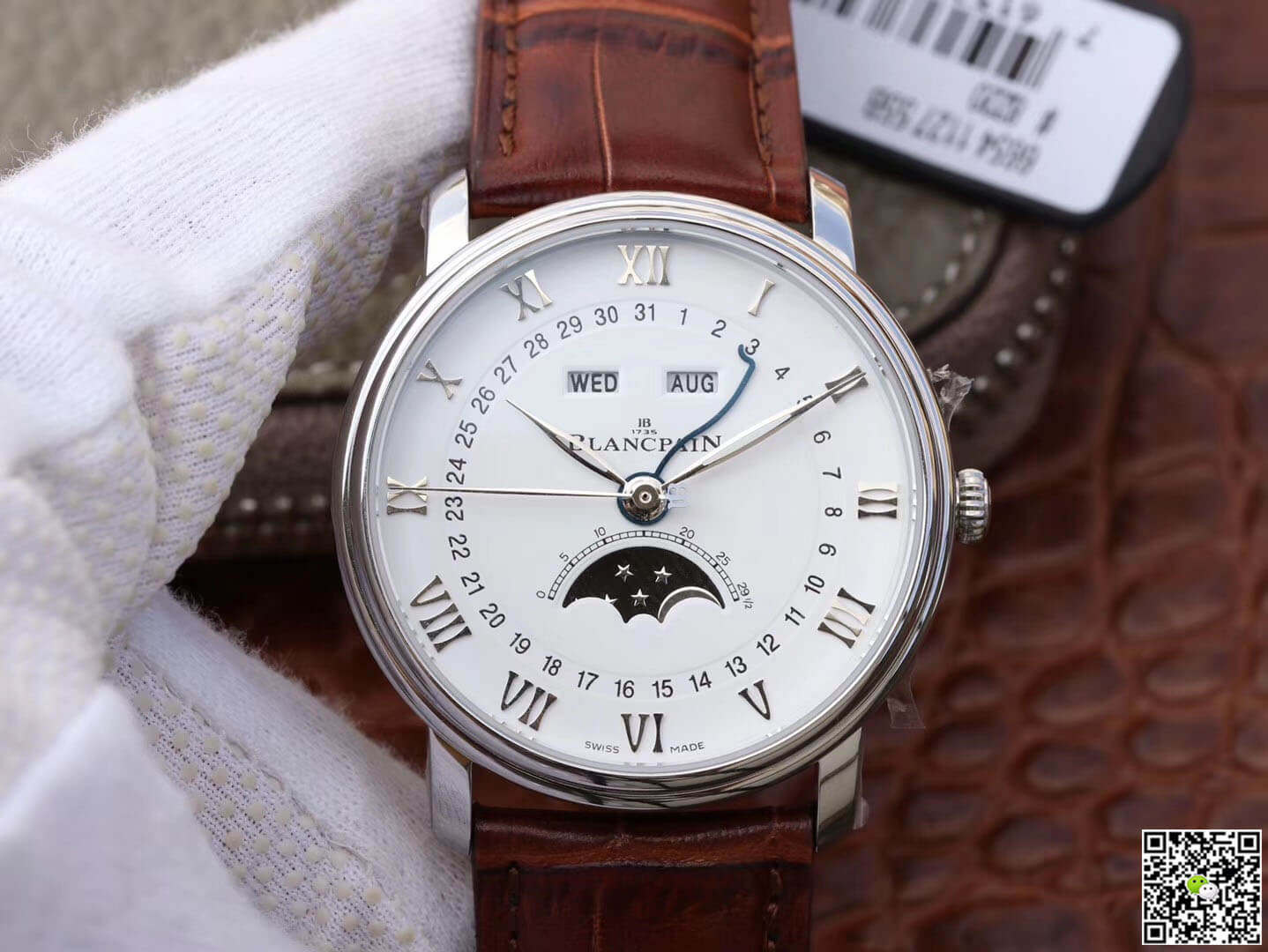 Replica Blancpain Villeret 6654 11 Best Edition OM Factory V2 White Dial