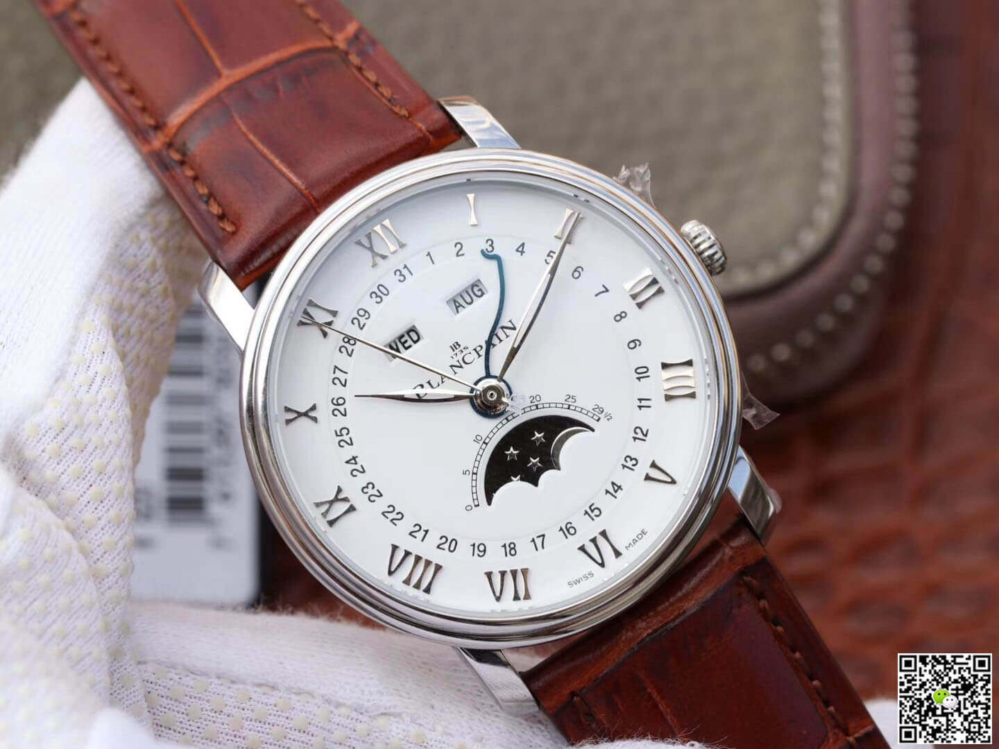 Replica Blancpain Villeret 6654 11 Best Edition OM Factory V2 White Dial