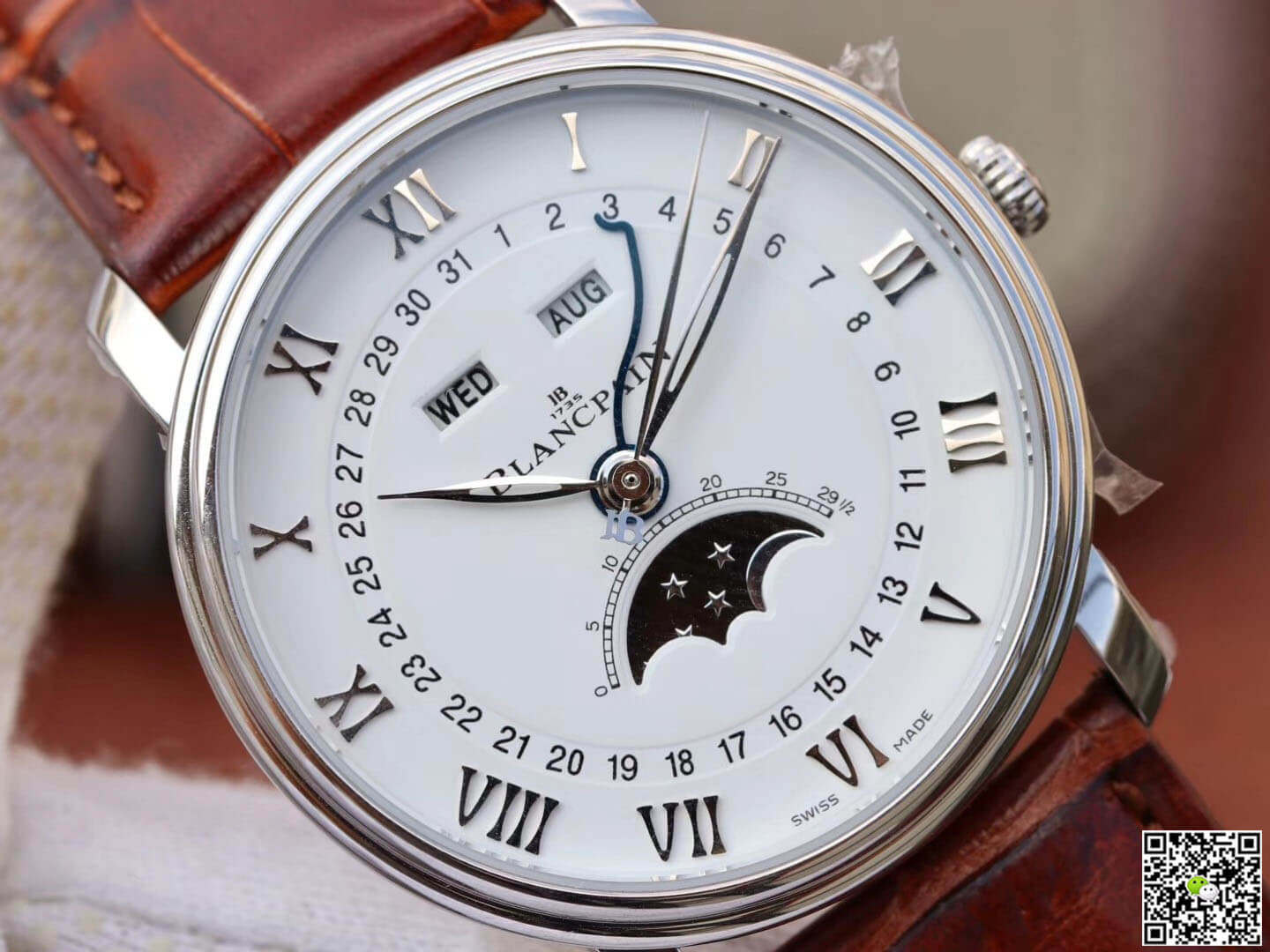 Replica Blancpain Villeret 6654 11 Best Edition OM Factory V2 White Dial