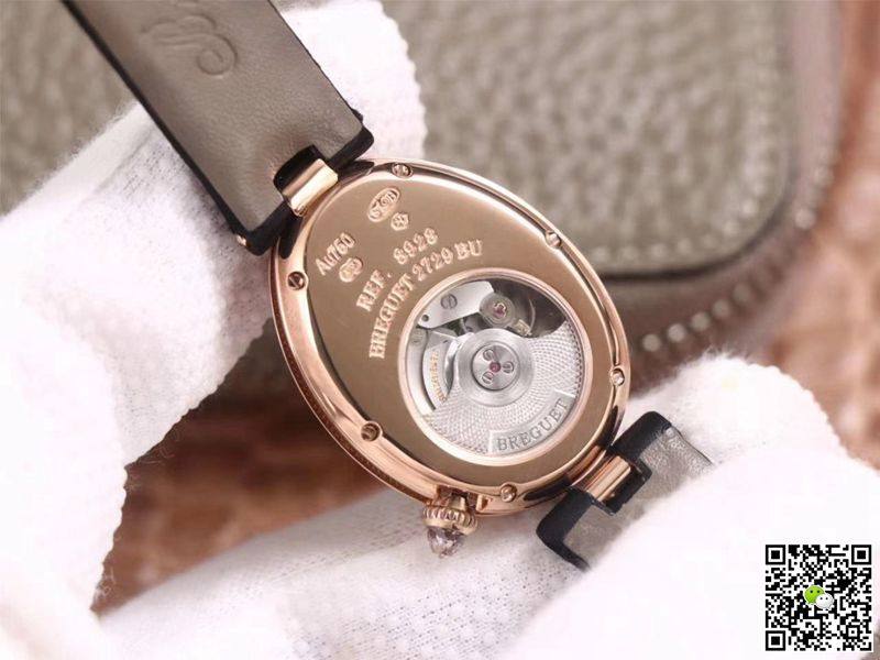 Replica Breguet Reine De Naples 8928BR5W844 DD0D 11 Best Edition ZF Factory Rose Gold Diamond Swiss ETA5373