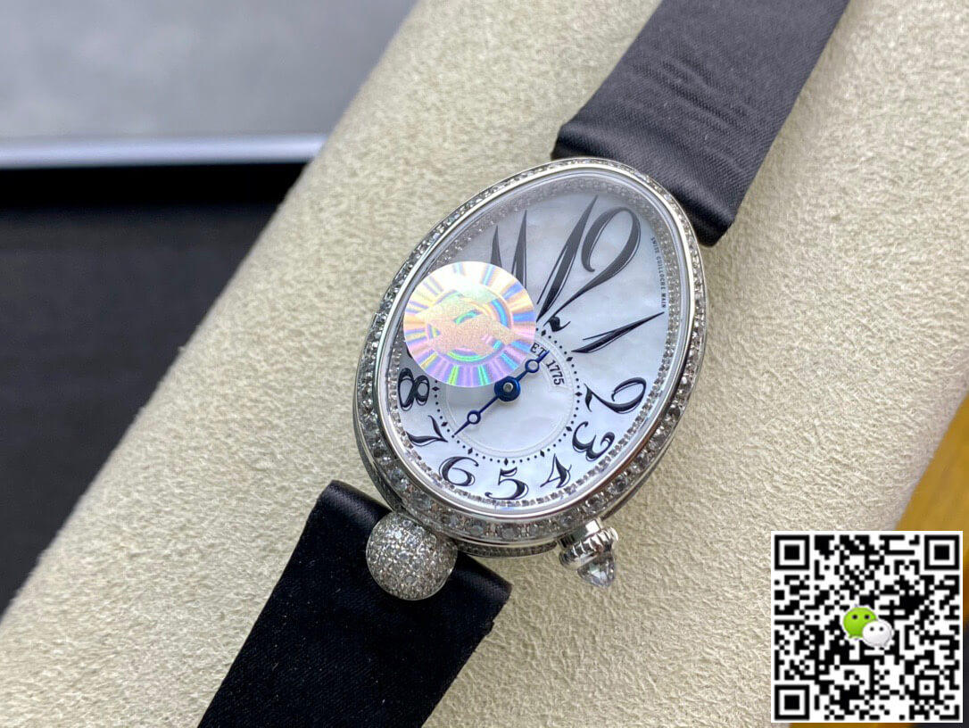 Replica Breguet Reine De Naples 8928BB5W944DD0D3L 11 Best Edition ZF Factory Silvery White Dial