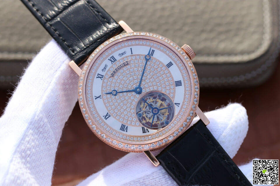 Replica Breguet Classique Tourbillon 11 Best Edition Rose Gold Diamond Dial