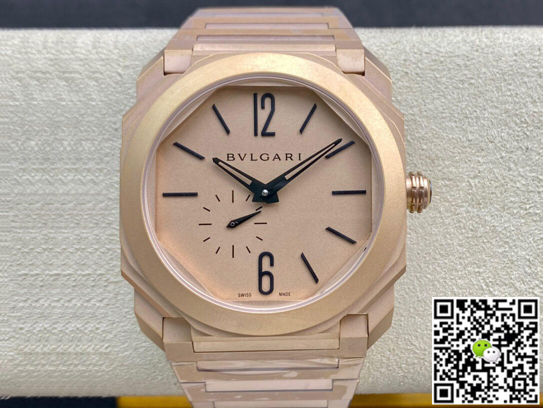 Replica Bvlgari Octo Finissimo 102912 40MM 11 Best Edition BV Factory Rose Gold