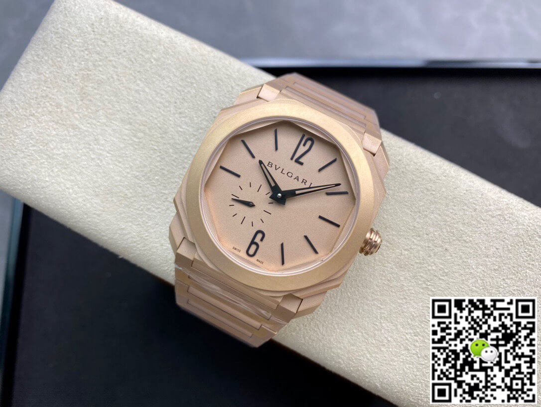 Replica Bvlgari Octo Finissimo 102912 40MM 11 Best Edition BV Factory Rose Gold