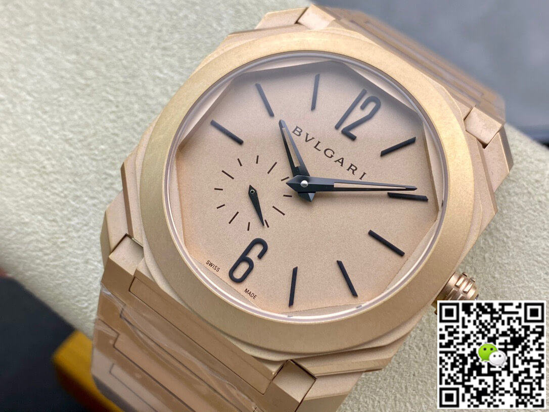 Replica Bvlgari Octo Finissimo 102912 40MM 11 Best Edition BV Factory Rose Gold