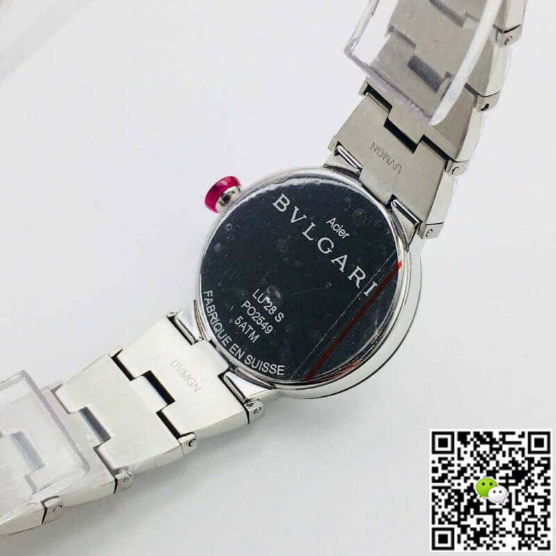 Replica Bvlgari LVCEA 11 Best Edition BV Factory Diamond Gray Dial