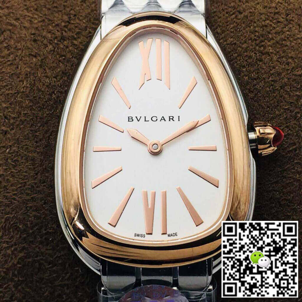 Replica Bvlgari Serpenti 103144 11 Best Edition BV Factory Rose Gold Bezel