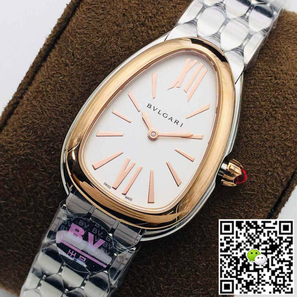 Replica Bvlgari Serpenti 103144 11 Best Edition BV Factory Rose Gold Bezel