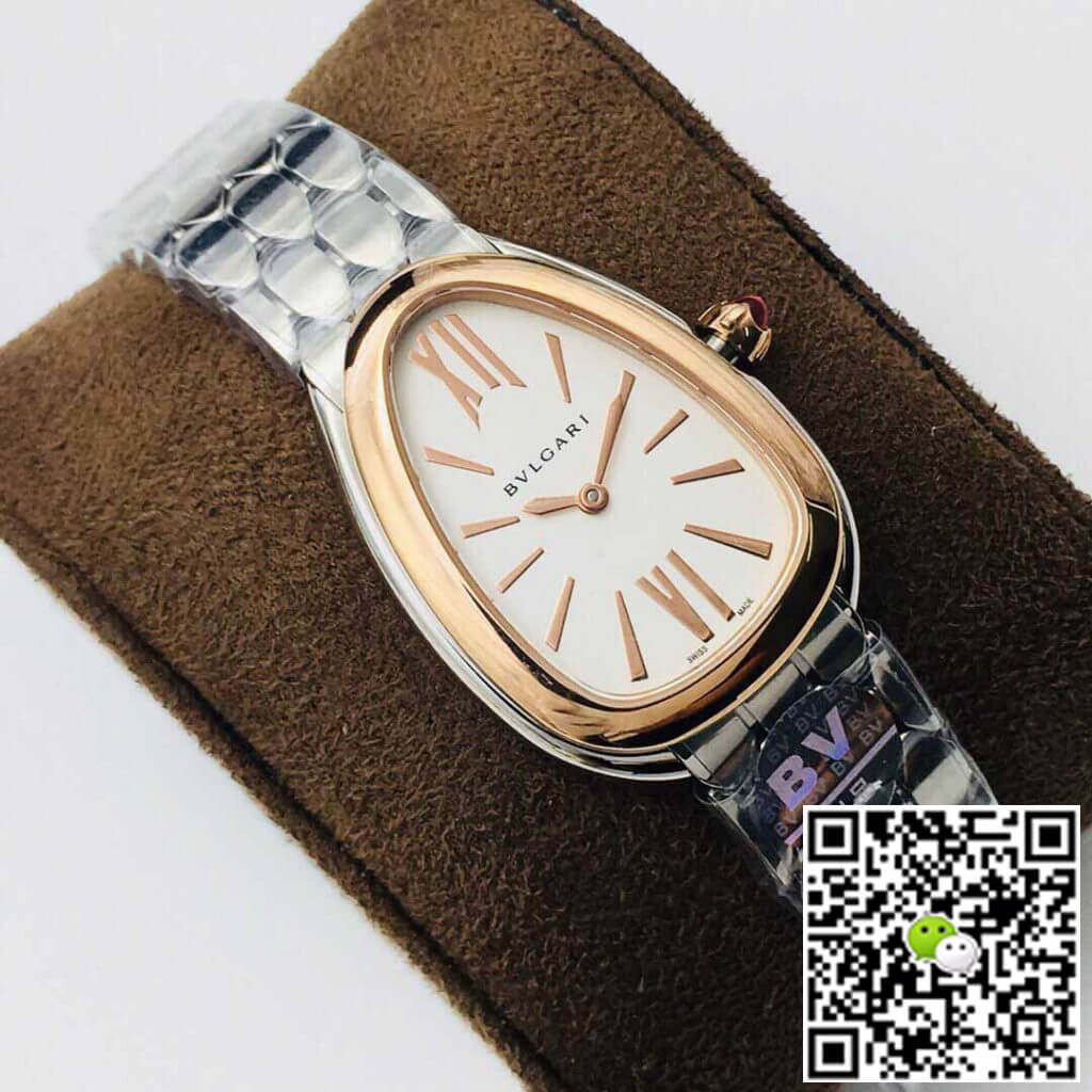 Replica Bvlgari Serpenti 103144 11 Best Edition BV Factory Rose Gold Bezel