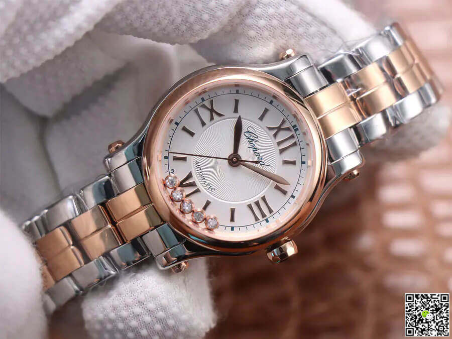 Replica Chopard Happy Diamonds 278573-6014 11 Best Edition YF Factory Rose Gold