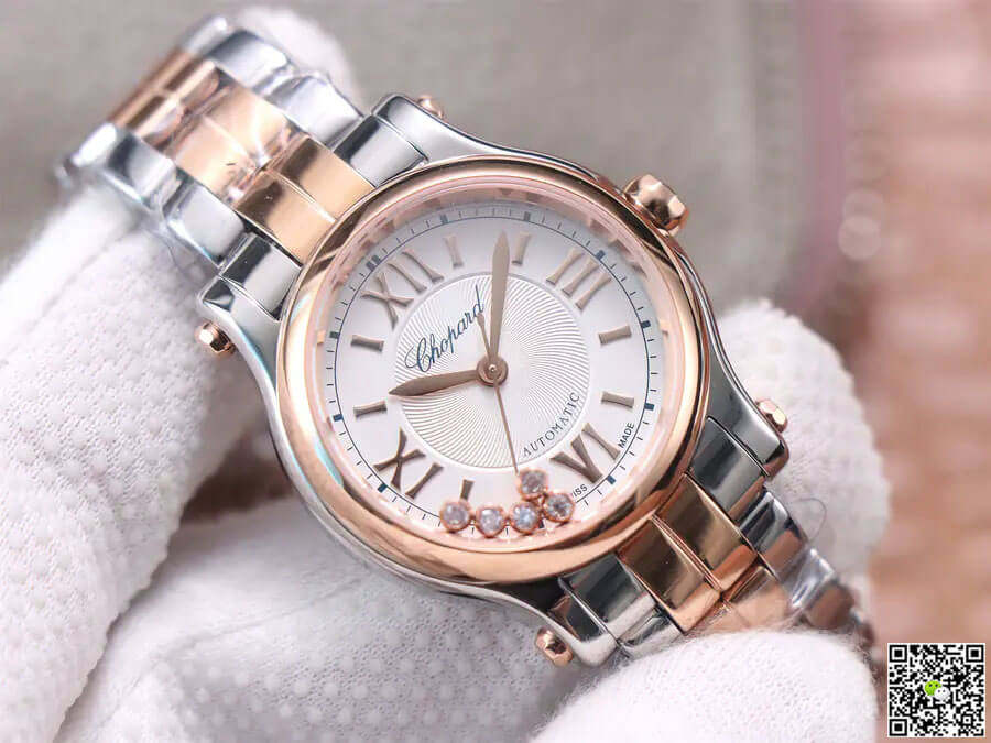 Replica Chopard Happy Diamonds 278573-6014 11 Best Edition YF Factory Rose Gold