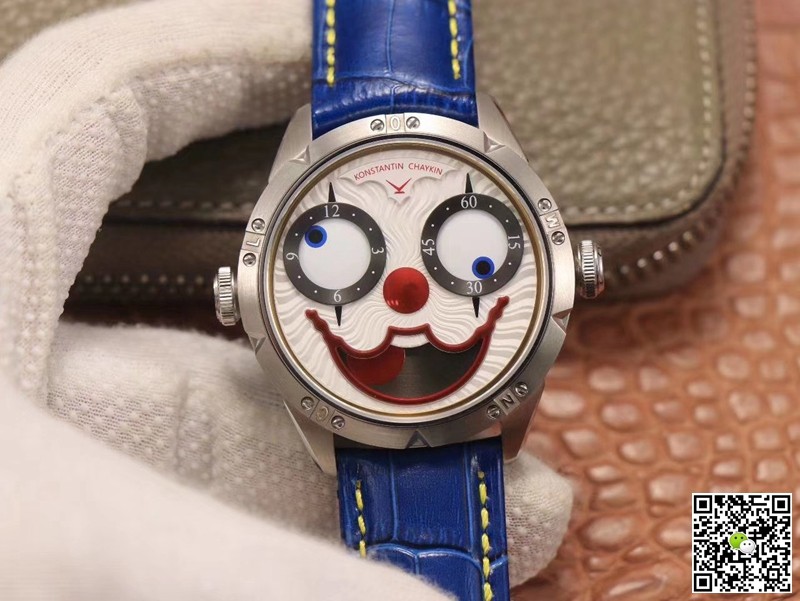 Replica Konstantin Chaykin Clown II Audacity 11 Best Edition TW Factory White Dial Swiss NH35A