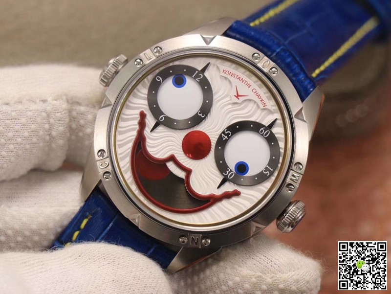 Replica Konstantin Chaykin Clown II Audacity 11 Best Edition TW Factory White Dial Swiss NH35A