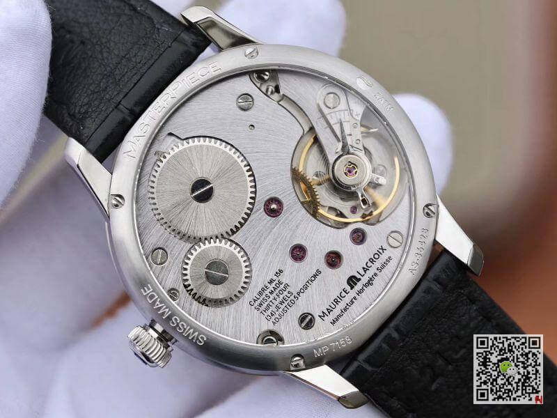 Replica Maurice Lacroix Masterpiece MP7158-SS001-301-1 Square Wheel AM Factory 11 Best Edition Swiss ML156 White Dial