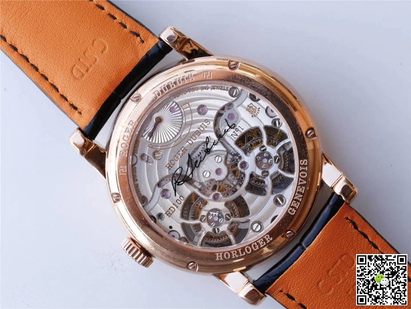 Replica Roger Dubuis Hommage RDDBHO0562 11 Best Edition JB Factory Rose Gold Swiss RD100