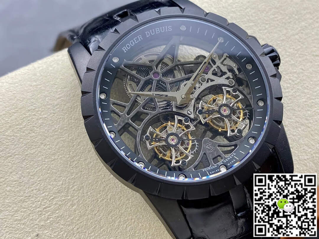 Replica Roger Dubuis Excalibur RDDBEX0364 11 Best Edition YS Factory Tourbillon Skeleton Dial